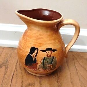 Vintage Pennsbury Pottery Amish Pitcher